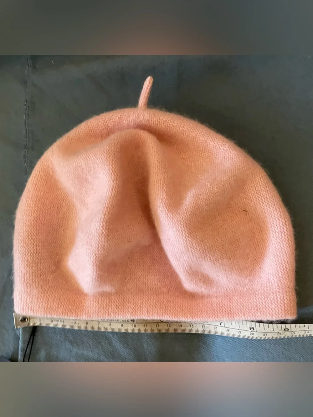 Pink 100% Cashmere Beanie, NWT
